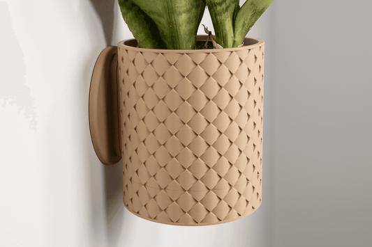Quilted Planter by HendricksDesign